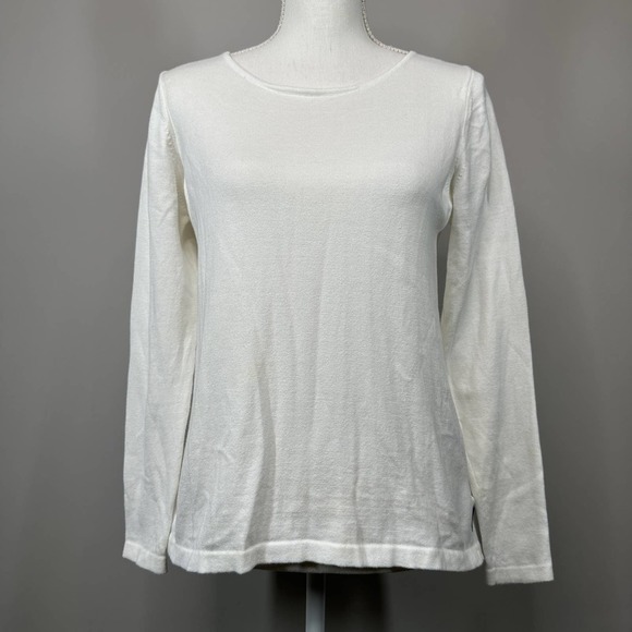 Holebrook Sweden Asymmetrical White Women’s Sweater, Size XS - Picture 1 of 13